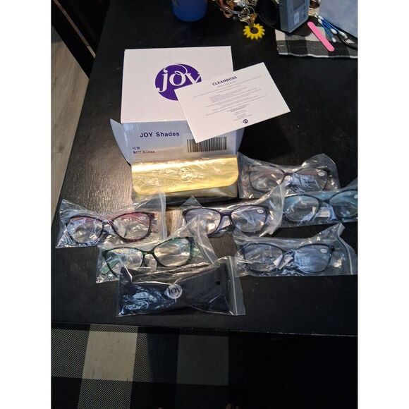 +2.50 Reader Glasses Sunglasses Bifocal Transitional Blue Light Joy CleanBoss - Picture 2 of 4